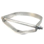 Clevis Hanger 16" for Vertical Pipe Support in Standard Galvanized Steel