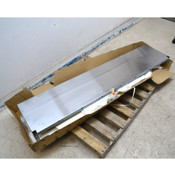 True 914744 Single Overshelf for 72" Prep Tables Stainless Steel 16" Deep