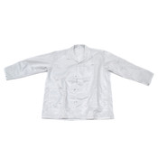 Unbranded XL ESD Medium Weight Jacket/Smock w/ Snap Cuffs 3-Pocket White