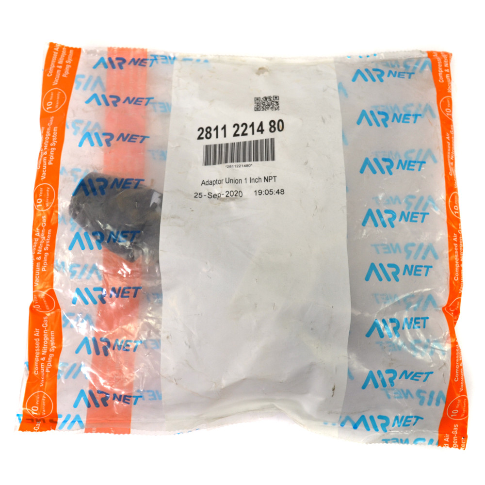 Airnet 2811221480 Adapter Union 1" Aluminum Air Line Pipe 1 Inch NPT