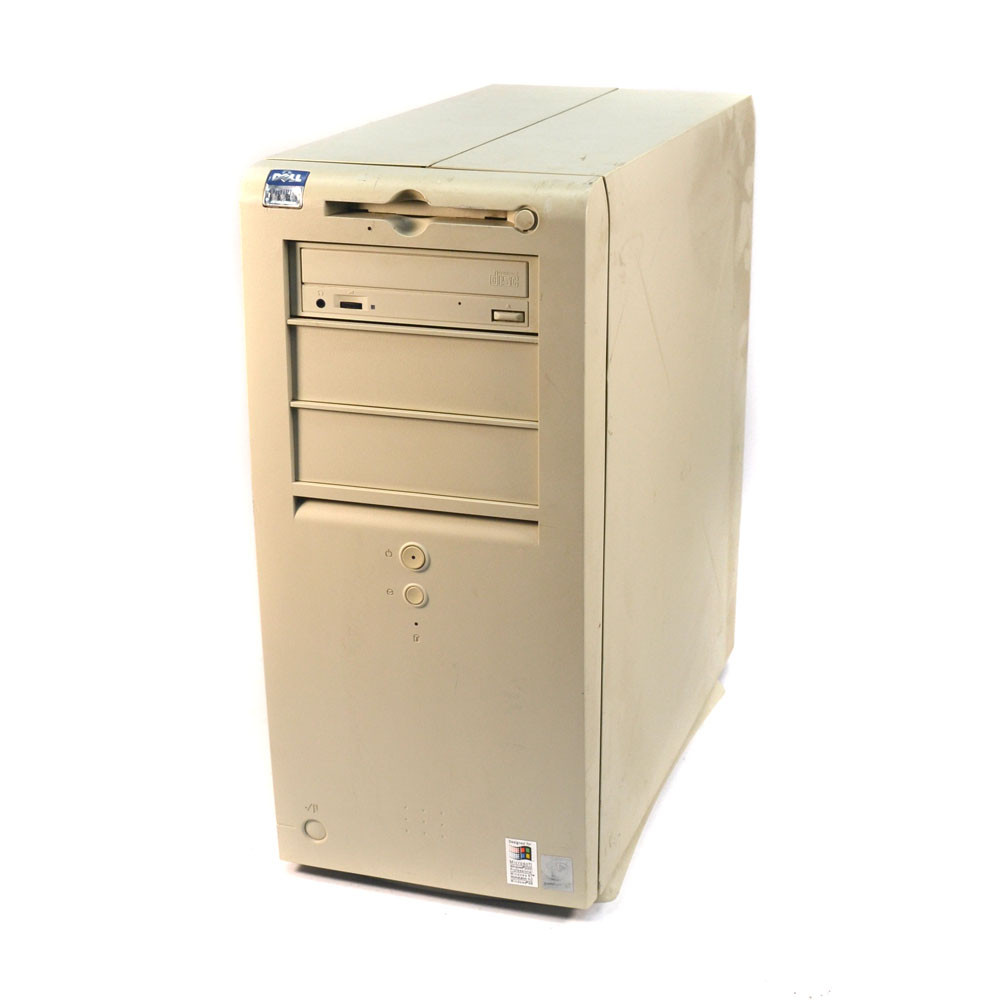 Vintage Dell Optiplex GX110 Desktop w/ Intel Pentium III 733MHz 128MB Ram  No HDD