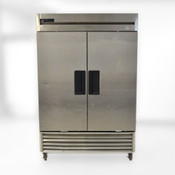 True Refrigeration T-49 Commercial 2-Door Refrigerator Stainless Steel 40 Deg.F