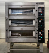 Sveba Dahlen 3-Deck Oven 600F Convection 240/208V Pizza Bread Bagel Gemini
