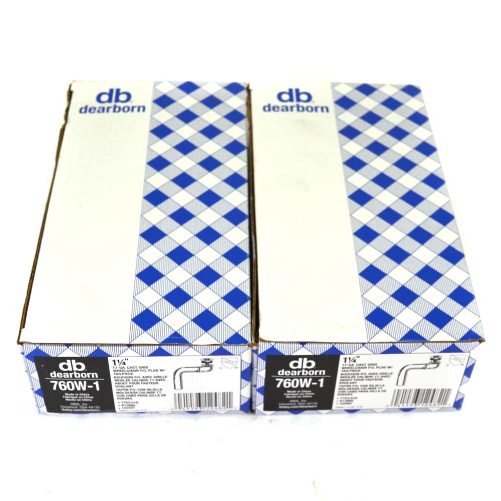 Dearborn 760W1 11/4" 17GA Cast Grid Wheelchair P.O. Plug with