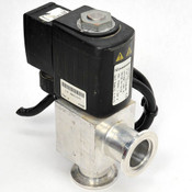 Edwards LCPV25EKA Right Angle NW25 Vacuum Valve Solenoid Operated 115VAC Aluminu