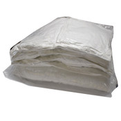 Looms & Linens 100% Polyester Hotel Pillows White Thin Padding (5)