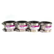 PlumbQwik P3001-22 2" to 2" (2) & P3000-215 2" to 1-1/2" (2) Shielded Couplings