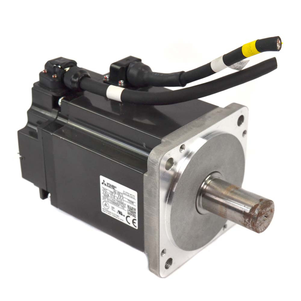 Mitsubishi HGKR73 Servomotor 750W Torque 24Nm Max 8.4Nm 109VAC Straight Shaft