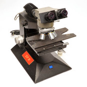Vintage Olympus BH Compound Microscope With Vertical Illuminator w/ BF/DF Optics