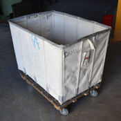 DANDUX 16 BU. Laundry Cart Storage Baskets w/ Wheels 40" x 27" x 30"