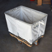 DANDUX Glosstex 6 BU. Laundry Cart Storage Baskets w/ Wheels 30" x 20" x 21"