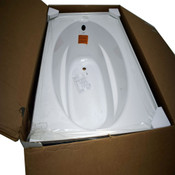 Kohler K-1113-L-0 Windward 60" x 42" Drop-In Bath Tub White Acrylic