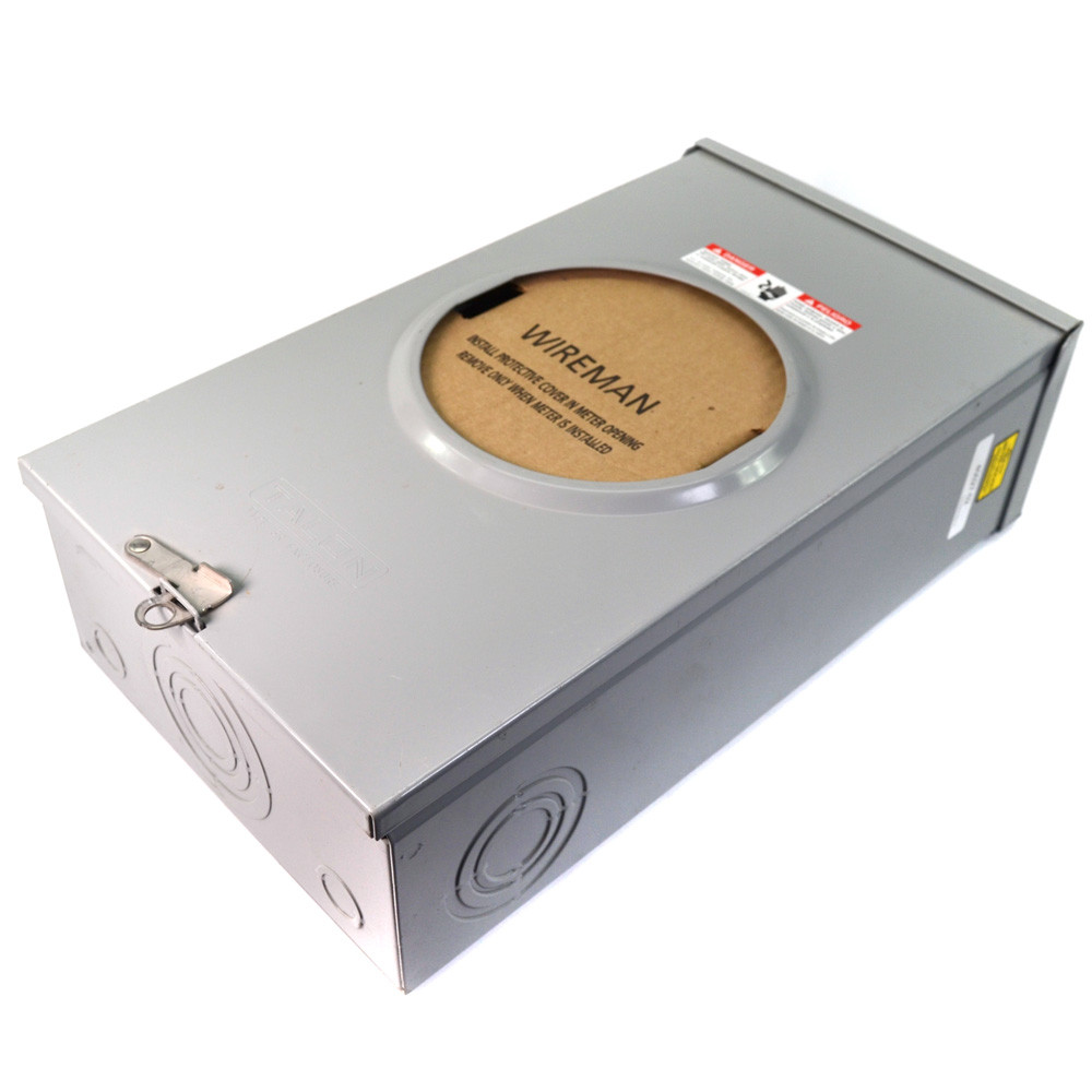 Talon HQ7 Bypass Meter Base/Socket 200A Cont. 3Phase 4Wire 600VAC