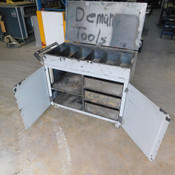 Heavy Duty Steel Tool Storage Cabinet Rolling Job Site Tool Cart
