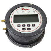 Dwyer DH3-007 Digihelic 0-10" W.C. Differential Pressure Control Gauge 3 PSI