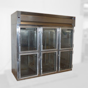 McCall 6-Door Commercial Refrigerator Glass Door Stainless Steel Reach-In 1070GD