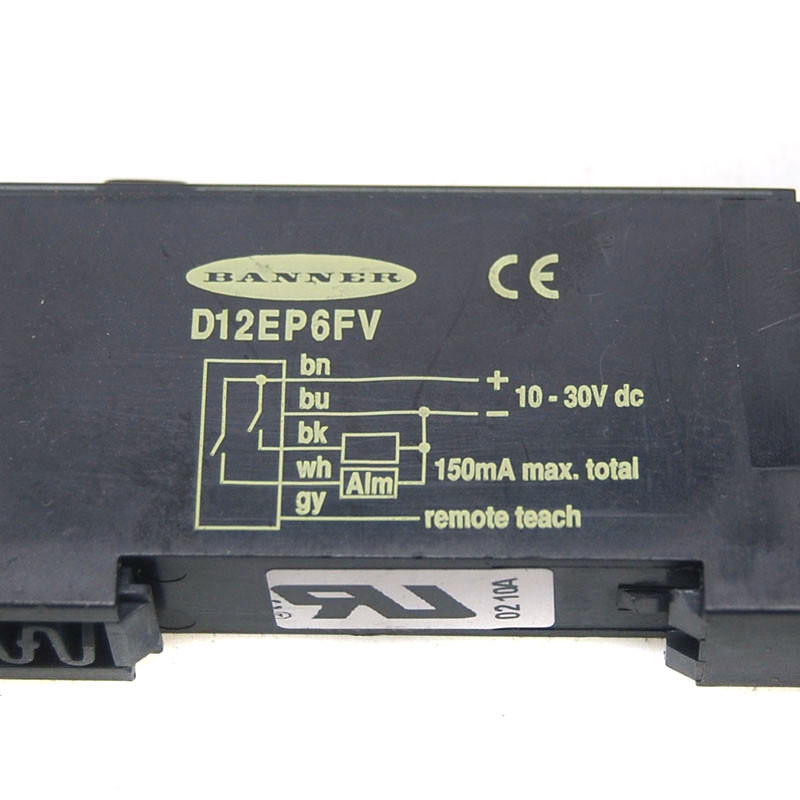 5 Banner Engineering D12ep6fv Photo Sensors W Bta11s Fiber