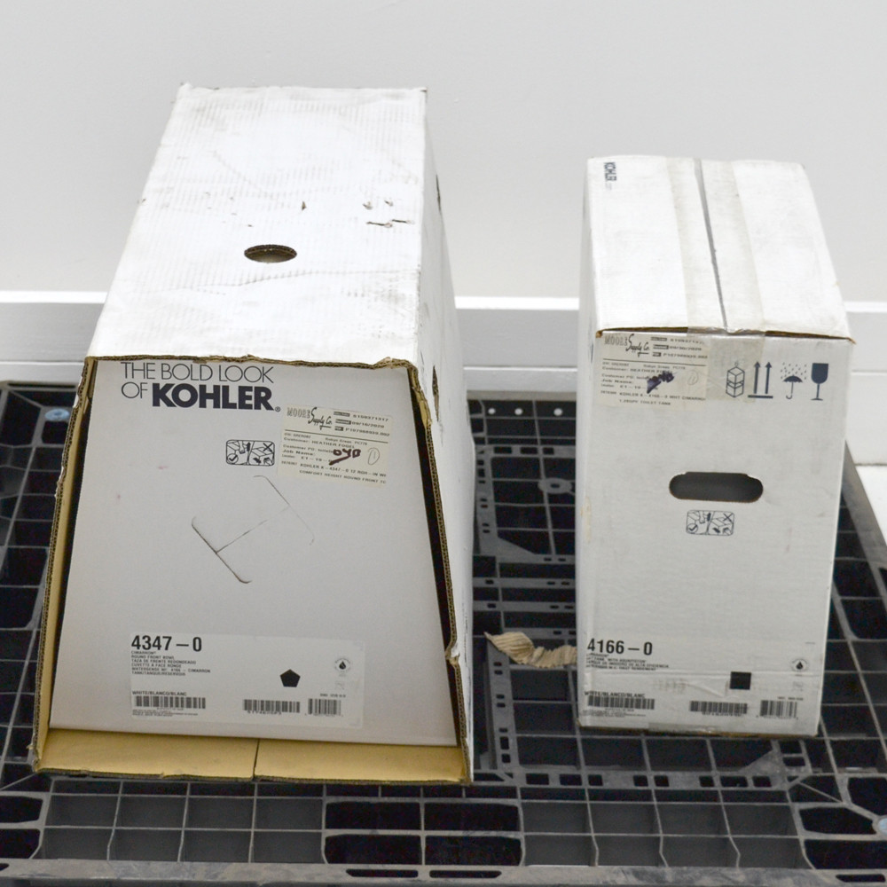 Kohler K43470 Cimarron RoundFront Toilet + K41660 Toilet Tank 1