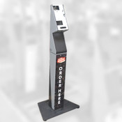 ELO Wallaby Black/Silver Self-Service Floor Stand for 15" & 22" I-Series Mount
