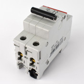 ABB S202-K8 Miniature Circuit Breaker 8A 400VAC 50/60Hz 125VDC 2-Pole DIN Mount