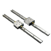 Minitec 27.25" L Aluminum Linear Guide Rail w/ 100mm x 90mm Blocks (2)