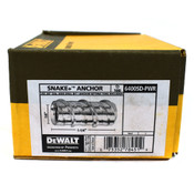 DeWALT 6400SD-PWR SNAKE+ Anchor Internally Threaded Anchor 1/4" x 1-1/4" (100)