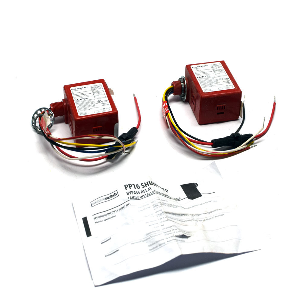 Acuity Controls PP16 Sensor Switch 120/277VAC Bypass Relays (2)