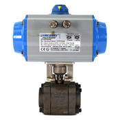 Jamesbury VPVL200SR4/5BD Valv-Powr Pneumatic Actuator w/ VBC V5167 Ball Valve