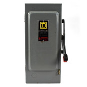 Square D H-361-N Heavy-Duty Safety Switch 30A 600VAC 20HP 3PH Type 1 Fused 15A