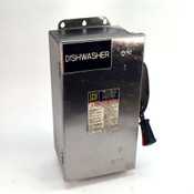 Square D H362NDS Stainless 50HP 60A 600VAC Safety Disconnect Switch Heavy-Duty