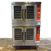 Vulcan VC4GD-15 Propane Double Stack Convection Oven Solid State Controls