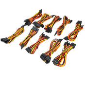 6-Pin PS to 4x SATA Connectors SATA Power Cable (10)