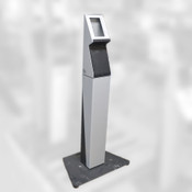ELO Wallaby Self-Service Floor Stand for 15" & 22" I-Series Mount - Black/Silver