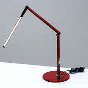 Koncept Lighting AR3100-WD-RED-DSK Z-Bar mini LED Desk Lamp Red w/ Warm Light