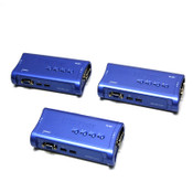 (Lot of 3) TRENDnet TK-407 4-Port USB KVM Switches for Windows/Linux/Mac
