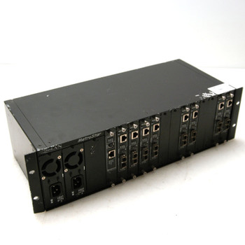 Châssis Rack FibroLan MetroStar 3U 16 Emplacements MS-CH/A Avec 2 Alim