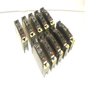 Lot of 10 General Electric GE TED113020 20A 277VAC/125VDC Circuit Breakers