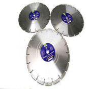 (3) NEW Empire Tool Traders 14" Segmented Wet/Dry Cutting Diamond Saw Blades