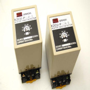 2 Omron K2CU-P0.5A-B 110/220 VAC 5A Heater Fault Detectors w/ Sockets