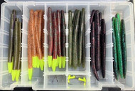 Trick Stick Kit_40piece
36- 5" Trick Sticks
2-Smajigs
2-3/0 Wacky Hooks