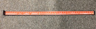 40 inch ruler with length to weight conversion charts for
bass, walleye, pike and crappie
