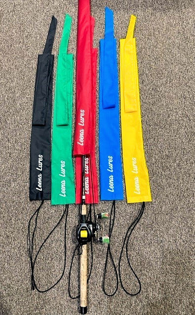 Leena Lure "Rod Saver" fits rods 6'-7'6"
fully adjustable