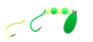 Reli Lures - Kokanee Beaded Spinner - Chartreuse/Green