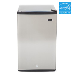 CUF-210SS | CUF-210SS Whynter 2.1 cu. ft. Energy Star Stainless Steel Upright Freezer with Lock