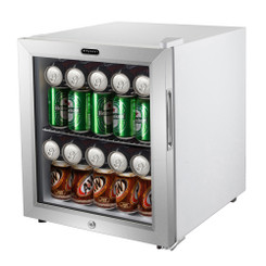 BR-062WS | BR-062WS Whynter Beverage Refrigerator With Lock – Stainless Steel 62 Can Capacity