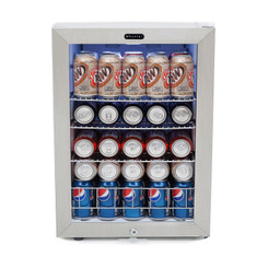 BR-091WS Whynter Beverage Refrigerator With Lock – Stainless Steel 90 Can Capacity