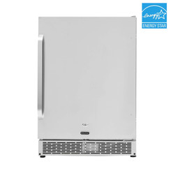 BOR-53024-SSW | Whynter BOR-53024-SSW/BOR-53024-SSWa Energy Star 24″ Built-in Outdoor 5.3 cu.ft. Beverage Refrigerator Cooler Full Stainless Steel Exterior with Lock and Optional Caster Wheels