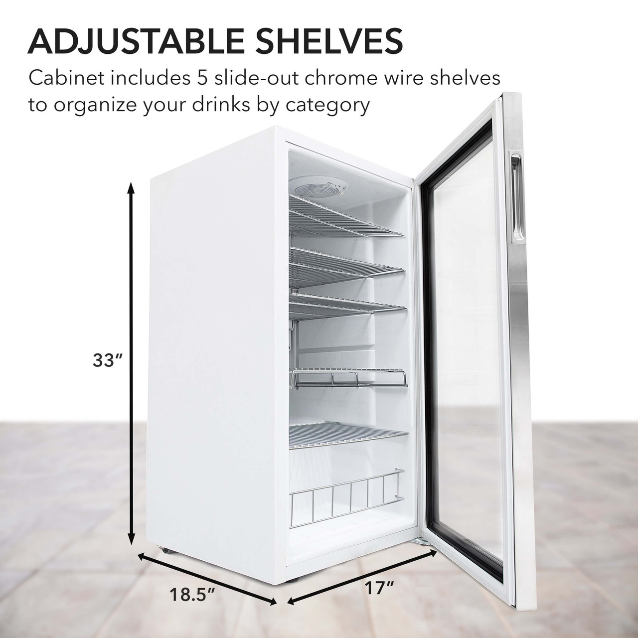 K☆091 Whynter 冷蔵ショーケース BR-128WS BR-128WS | Whynter BR-128WS Beverage Refrigerator With Lock