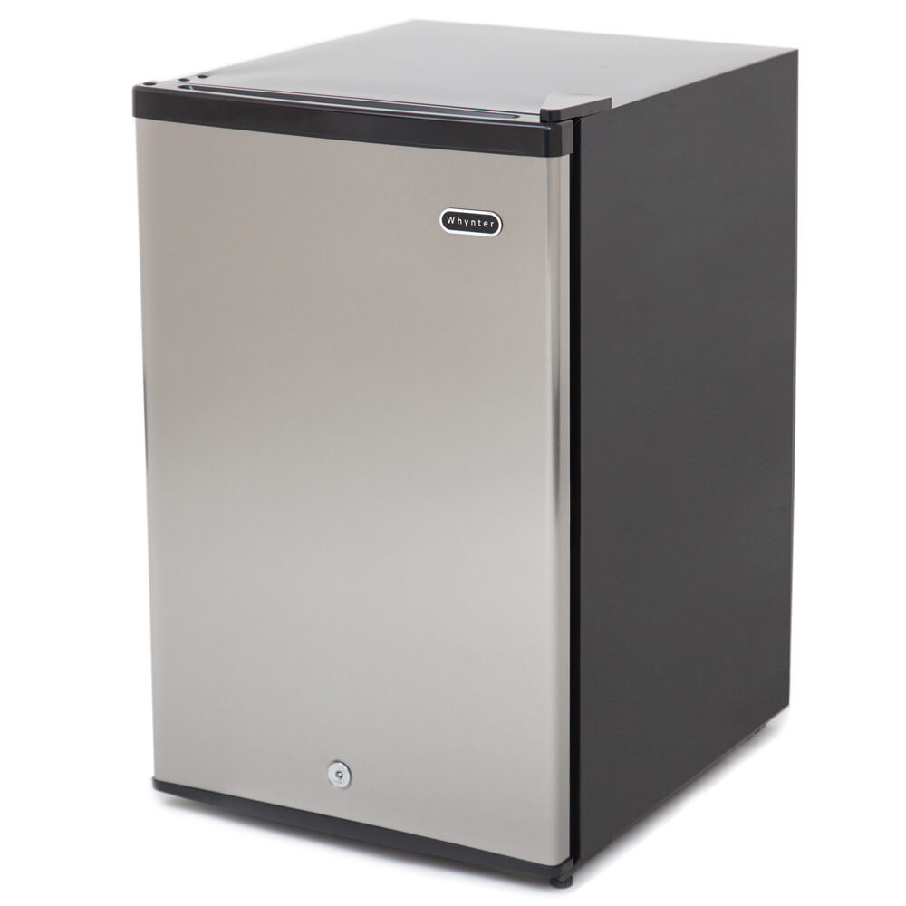 3.0 cu. ft. Upright Freezer with Stainless Steel Door - Thumbnail 3