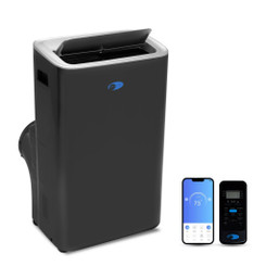 ARC-1280MX | WHYNTER NEX INVERTER 12000BTU (10000BTU SACC) PORTABLE AIR CONDITIONER DUAL HOSE COOLING - BLACK